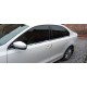 Нижні молдинги вікон (6 шт, нерж.) OmsaLine - Чорний хром для Volkswagen Jetta 2011-2018 рр