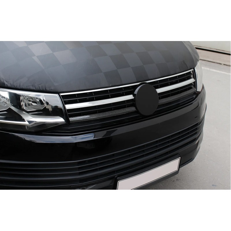 Накладки на решітку нижня 2015-2019 (2 шт, карбон) для Volkswagen T6 рр Накладки на решітку нижня 2015-2019 (2 шт, карбон) для Volkswagen T6 рр