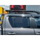 Ветровики с хромом (4 шт, Niken) для Toyota Hilux 2015- гг