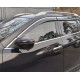 Вітровики з хромом (4 шт., Niken) для Nissan X-trail T32 / Rogue 2014-2021 рр