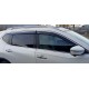 Вітровики з хромом (4 шт., Niken) для Nissan X-trail T32 / Rogue 2014-2021 рр
