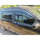 Ветровики с хромом (4 шт, Niken) для Dacia Lodgy 2012-2022 гг