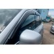Ветровики с хромированной полосой (4 шт, HIC) для Volvo XC90 2015- гг