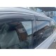 Ветровики с хром полоской (4 шт, HIC) для Volvo XC90 2015- гг