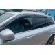 Ветровики с хромированной полосой (4 шт, HIC) для Volvo XC90 2015- гг