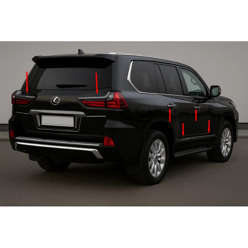 Комплект обвеса BlackEdition (для 2016-2025) для Lexus LX570/450d Комплект обвеса BlackEdition (для 2016-2025) для Lexus LX570/450d