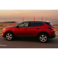 Верхні молдинги стекол (8 шт, нерж) для Opel Grandland X