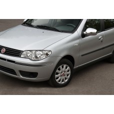 Накладки на дзеркала (2011-2025, 2 шт, пласт.) OmsaLine - ABS для Fiat Albea рр