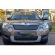 Зимняя накладка на решетку (верхняя, 2009-2013) Матовая для Skoda Yeti