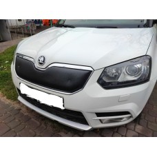 Зимняя накладка на решетку (верхняя, 2013-2025) Глянцевая для Skoda Yeti