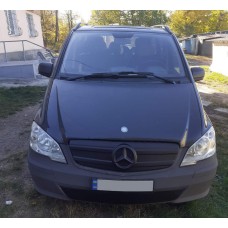 Зимова накладка на решітку V2 (2010-2015) Глянцева для Mercedes Vito W639 рр