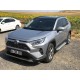 Бокові пороги Allmond Grey (2 шт., алюміній) для Toyota Rav 4 2019- рр