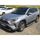 Бокові пороги Fullmond (2 шт., алюміній) для Toyota Rav 4 2019- рр
