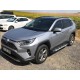 Боковые пороги Sunrise (2 шт., алюминий) для Toyota Rav 4 2019- гг