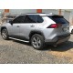 Бокові пороги Tayga Grey (2 шт., алюміній) для Toyota Rav 4 2019- рр