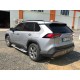 Бокові пороги Tayga V2 (2 шт., алюміній) для Toyota Rav 4 2019- рр