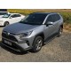 Бокові пороги Maydos V2 (2 шт., алюміній з нержавійкою) для Toyota Rav 4 2019- рр