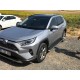 Бокові пороги Maydos V2 (2 шт., алюміній з нержавійкою) для Toyota Rav 4 2019- рр