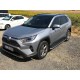 Бокові пороги Maydos V2 (2 шт., алюміній з нержавійкою) для Toyota Rav 4 2019- рр