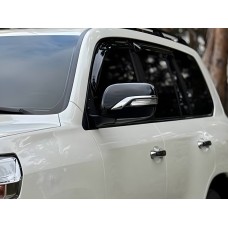 Кришки дзеркал (з повторювачем, стиль 2016) Чорний колір для Toyota Land Cruiser 200