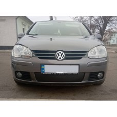Зимова накладка на решітку (HB) Глянцева для Volkswagen Golf 5