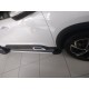 Бокові пороги Maya V2 (2 шт., алюміній) для Citroen C5 Aircross 2017- рр