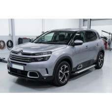 Бокові пороги Line (2 шт, алюміній) для Citroen C5 Aircross 2017-2025 рр