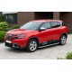 Боковые Подножки Tayga Grey (2 шт, Алюминий) для Citroen C5 Aircross 2017-2025 гг