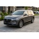 Боковые Подножки Allmond Black (2 шт., Алюминий) для Hyundai Santa Fe 4 2018-2023 гг