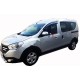 Окантовка вікон (2 шт., нерж.) Carmos - Турецька сталь для Renault Dokker 2013-2022 рр