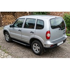 Боковые Подножки Duru (2 шт., Алюминий) для Chevrolet Niva 1998-2020 гг