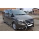 Кенгурятник WT006 (нерж.) для Mercedes Vito / V-class W447 2014- рр