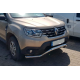 Передній захист WT008 (нерж.) для Renault Duster 2018-2024 рр