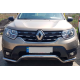 Передній захист WT008 (нерж.) для Renault Duster 2018-2024 рр