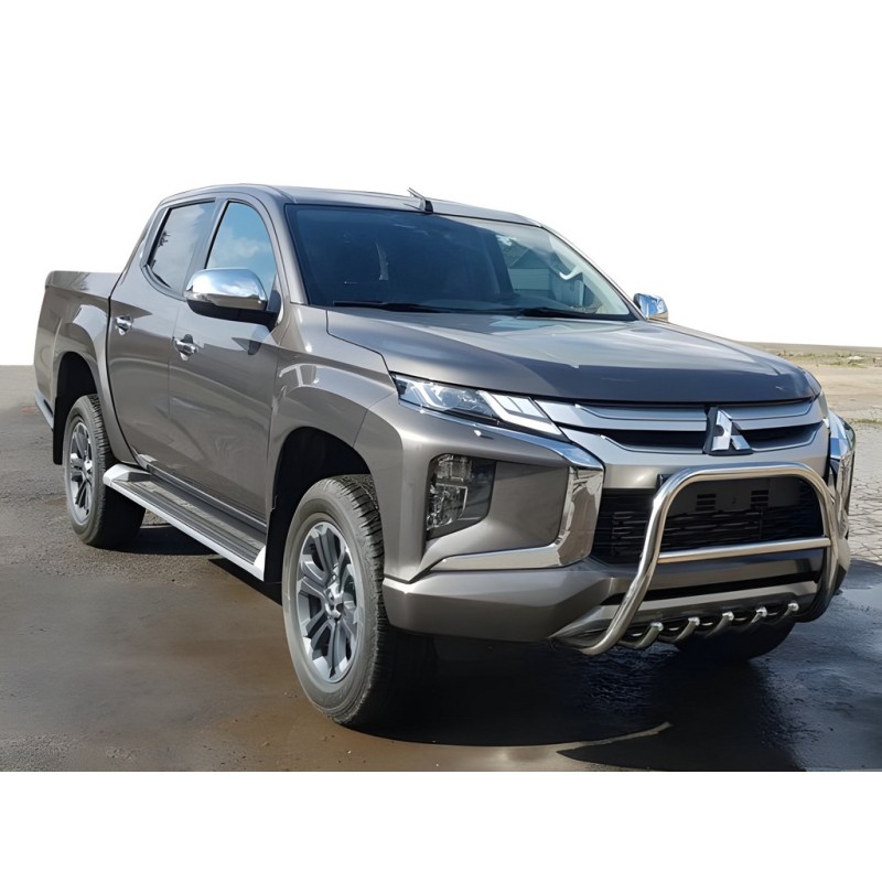 Кенгурятник WT003 (нерж) для Mitsubishi L200 2015-2025 рр