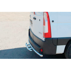 Задня дуга AK008 (нерж.) для Renault Master 2011-2023 рр