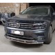 Передній захист ST016 (нерж) для Volkswagen Tiguan 2016-2023 рр