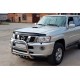 Кенгурятник QT007 (нержавейка) для Nissan Patrol Y61 1997-2011 гг