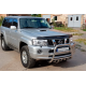Кенгурятник QT007 (нерж) для Nissan Patrol Y61 1997-2011 рр