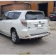 Задній захист AK005-15 (2 шт., нерж) для Toyota Rav 4 2006-2013 рр