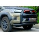 Передняя защита Texas для 2020-2025 (76мм, черный) для Toyota Hilux 2015- гг