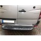 Накладка на бампер задний (Carmos V1, нерж.) для Mercedes Sprinter W906 2006-2018 гг