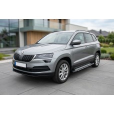 Боковые Подножки Rainbow (2 шт., Алюминий) для Skoda Karoq 2018- гг