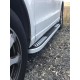 Бокові пороги Tayga V2 (2 шт., алюміній) для Ауди Q3 2011-2019 рр