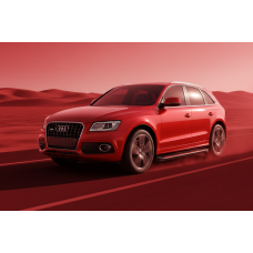 Боковые Подножки Maya Red (2 шт., Алюминий) для Ауди Q5 2008-2017 гг