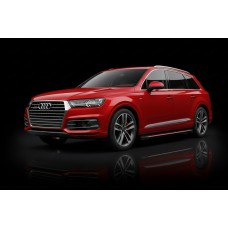Бокові пороги Maya Red (2 шт., алюміній) для Ауди Q7 2015-2026 рр