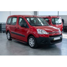 Бокові пороги Maya Red (2 шт., алюміній) для Citroen Berlingo 2008-2018 рр
