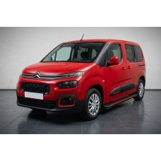 Бокові пороги Maya Red (2 шт., алюміній) Довга база для Citroen Berlingo/Multispace 2018- рр