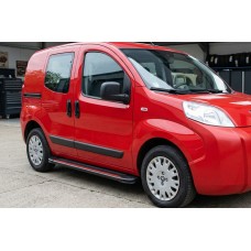Бокові пороги Maya Red (2 шт., алюміній) для Citroen Nemo 2007-2017 рр
