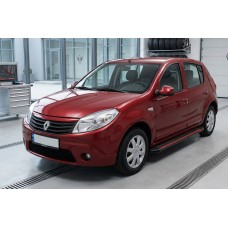 Боковые Подножки Maya Red (2 шт., Алюминий) для Dacia Sandero 2007-2013 гг
